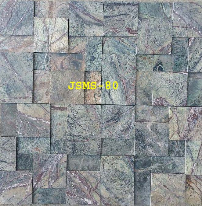 Forest Green Marble Mosaic Wall Tile